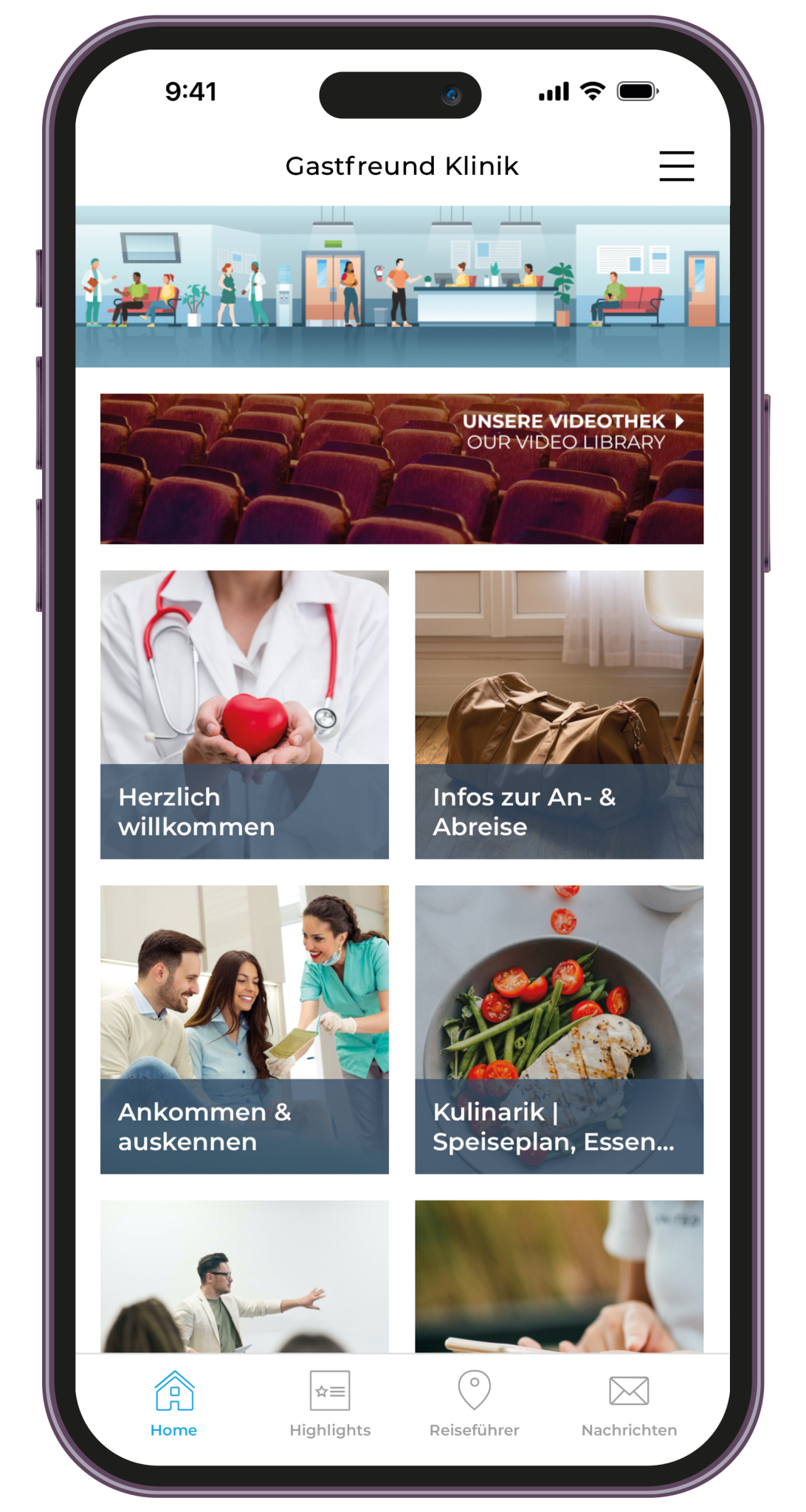 Digitaler-Patientenbegleiter-Gastfreund Klinik-Banner-Videothek-Gastfreund-GmbH
