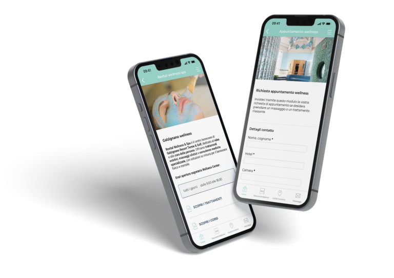 Funzione di upselling Cartella digitale per gli ospiti