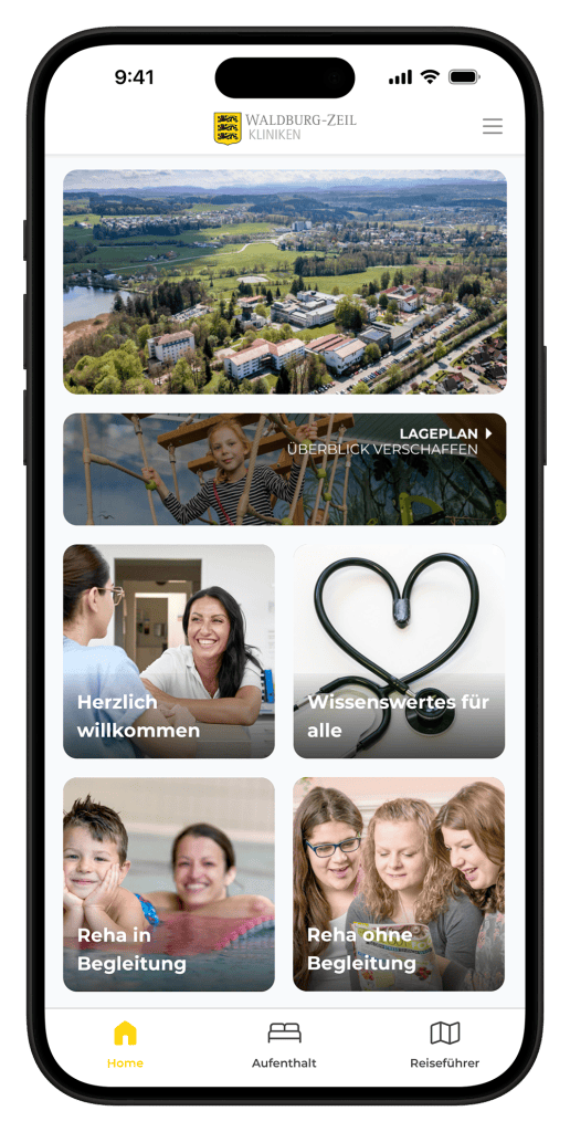 Klinik-App-Klinik-Waldburg-Zeil-Wangen-Startseite-Gastfreund-GmbH